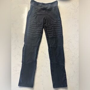 TREASURE AND BOND Black Moto Leggings Girl’s Size Medium M 8/10 from Nordstrom